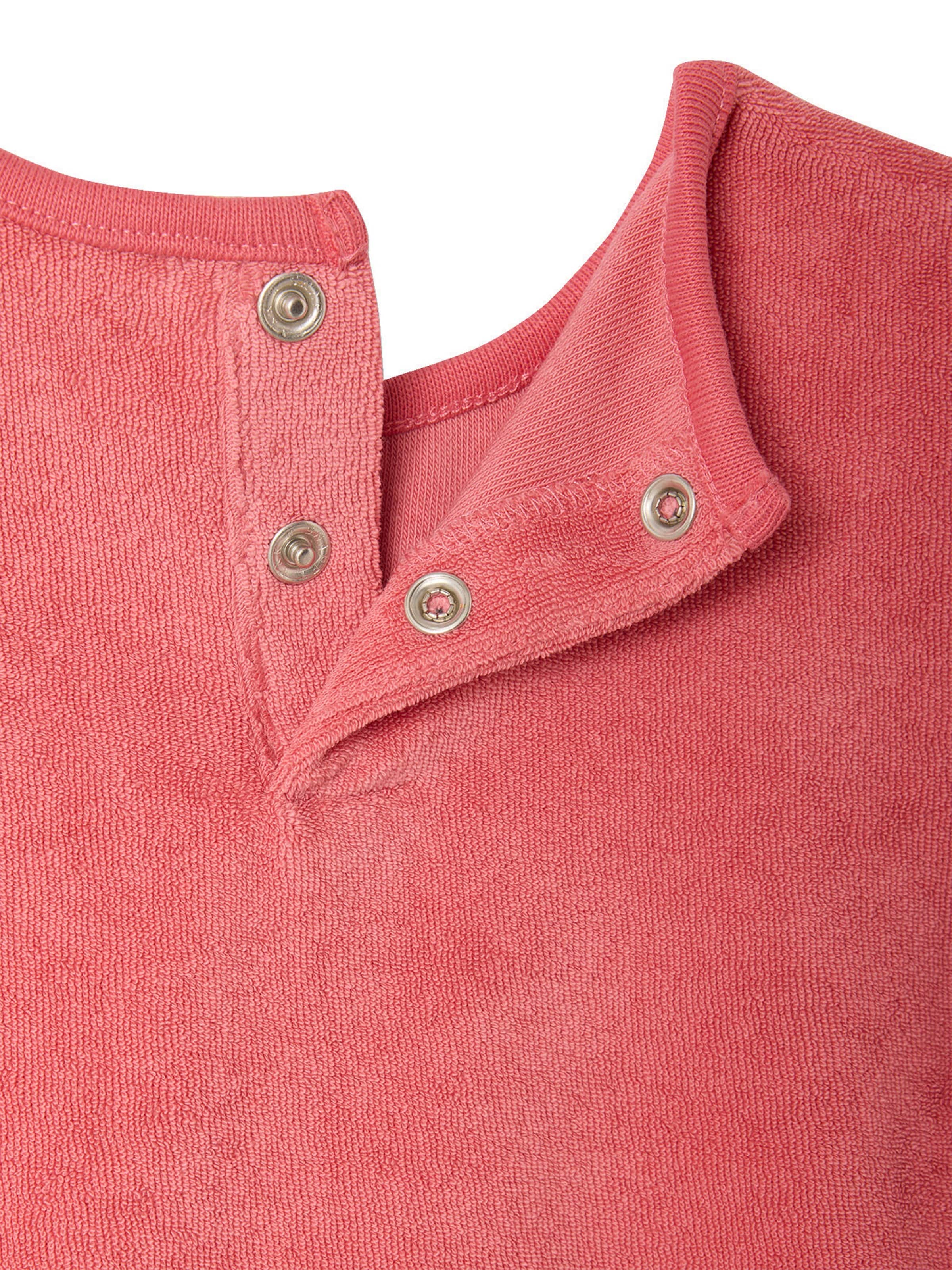 Vertbaudet Baby-Set: T-Shirt & Shorts aus Frottee erdbeer