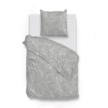 Dekbedovertrek Paisley di Lino - Dove Grey