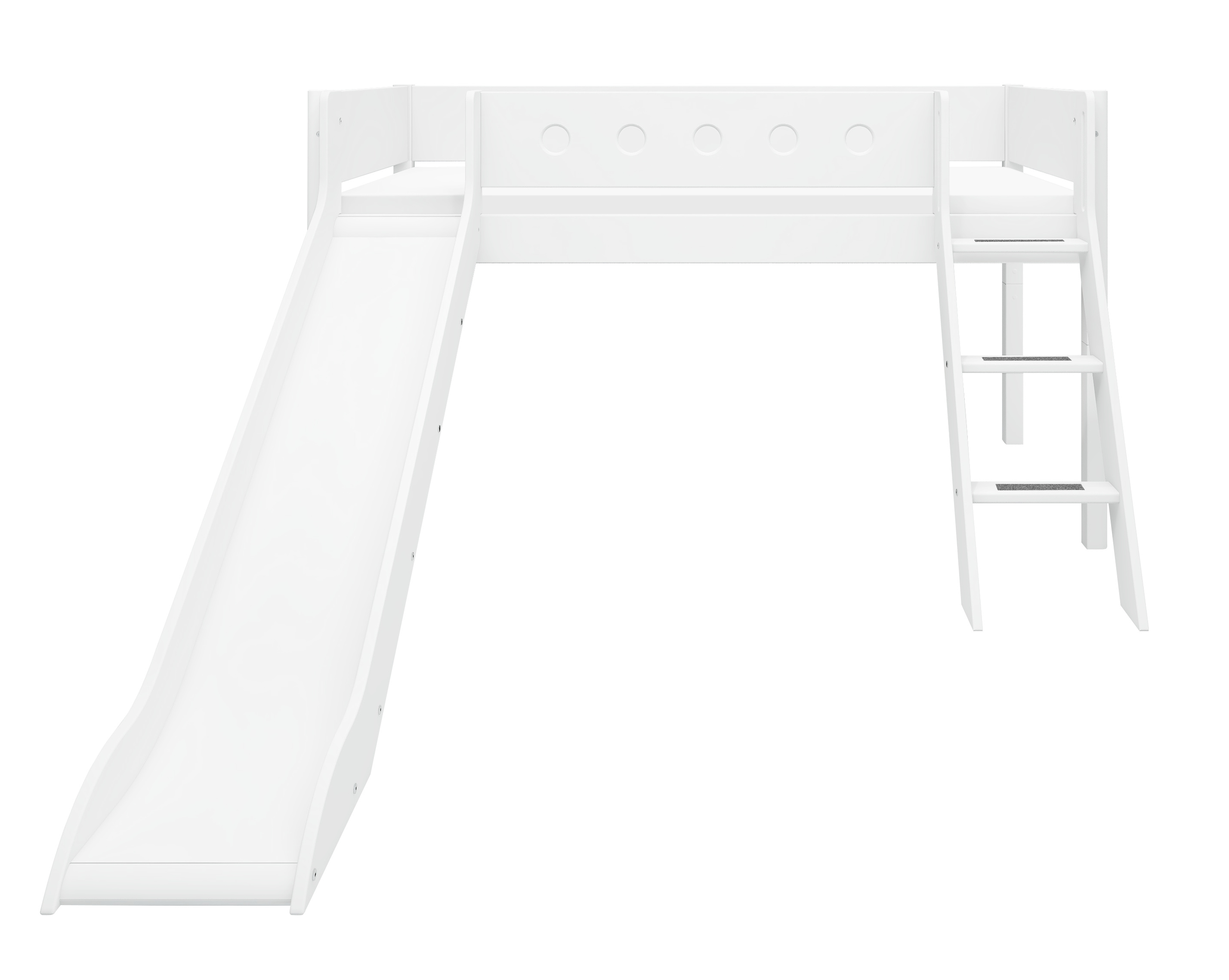 Halbhohes Bett FLEXA WHITE
