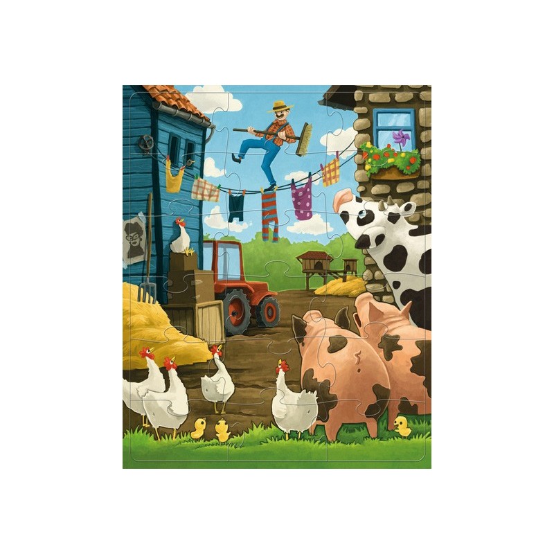3 puzzles - La ferme