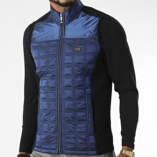 Veste Zippée Sans Manches BLC22K15 Noir Bleu Marine