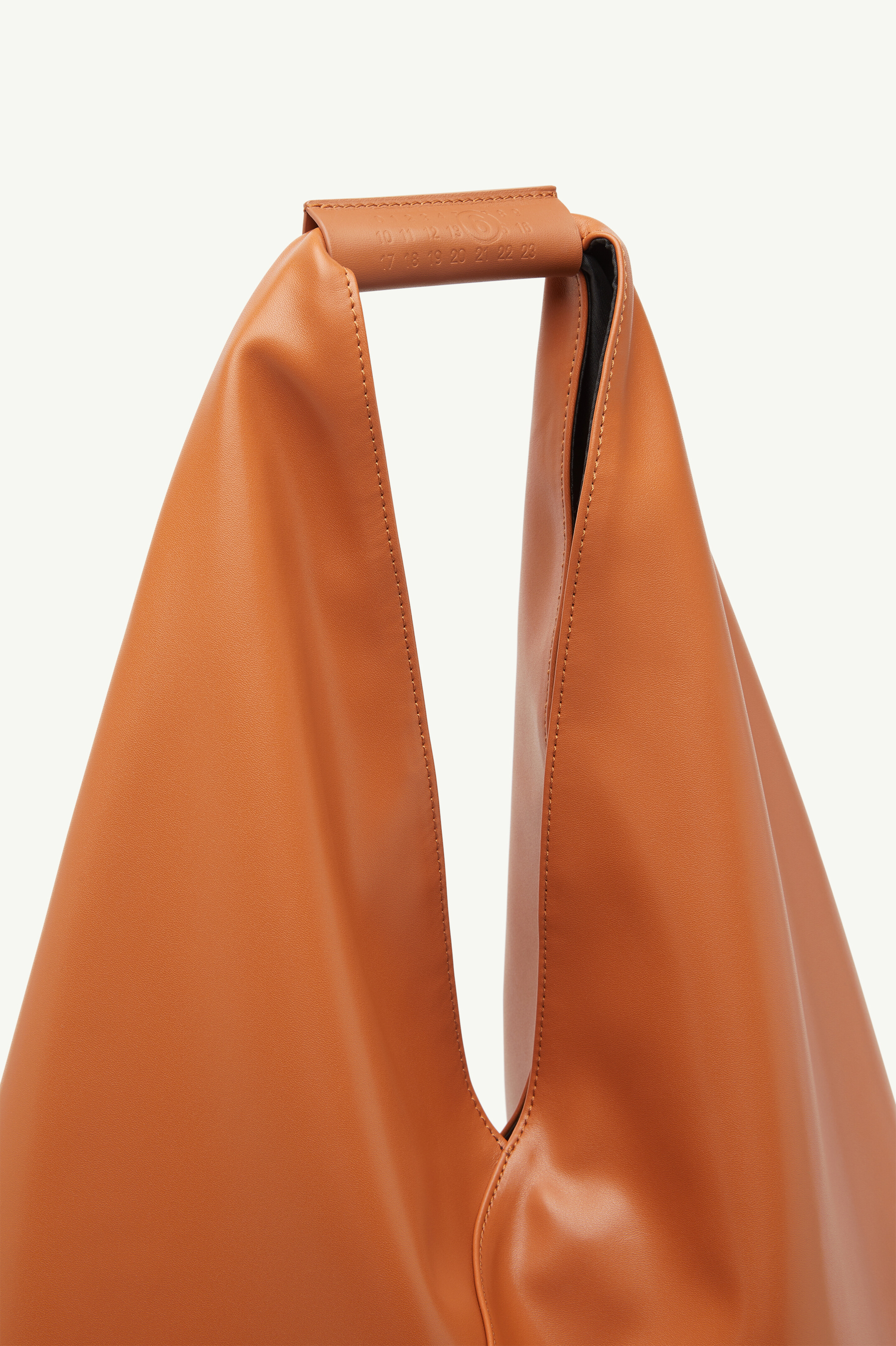 Sac moyen marron Japanese bag classic pour femme | MM6 Brun Adobe