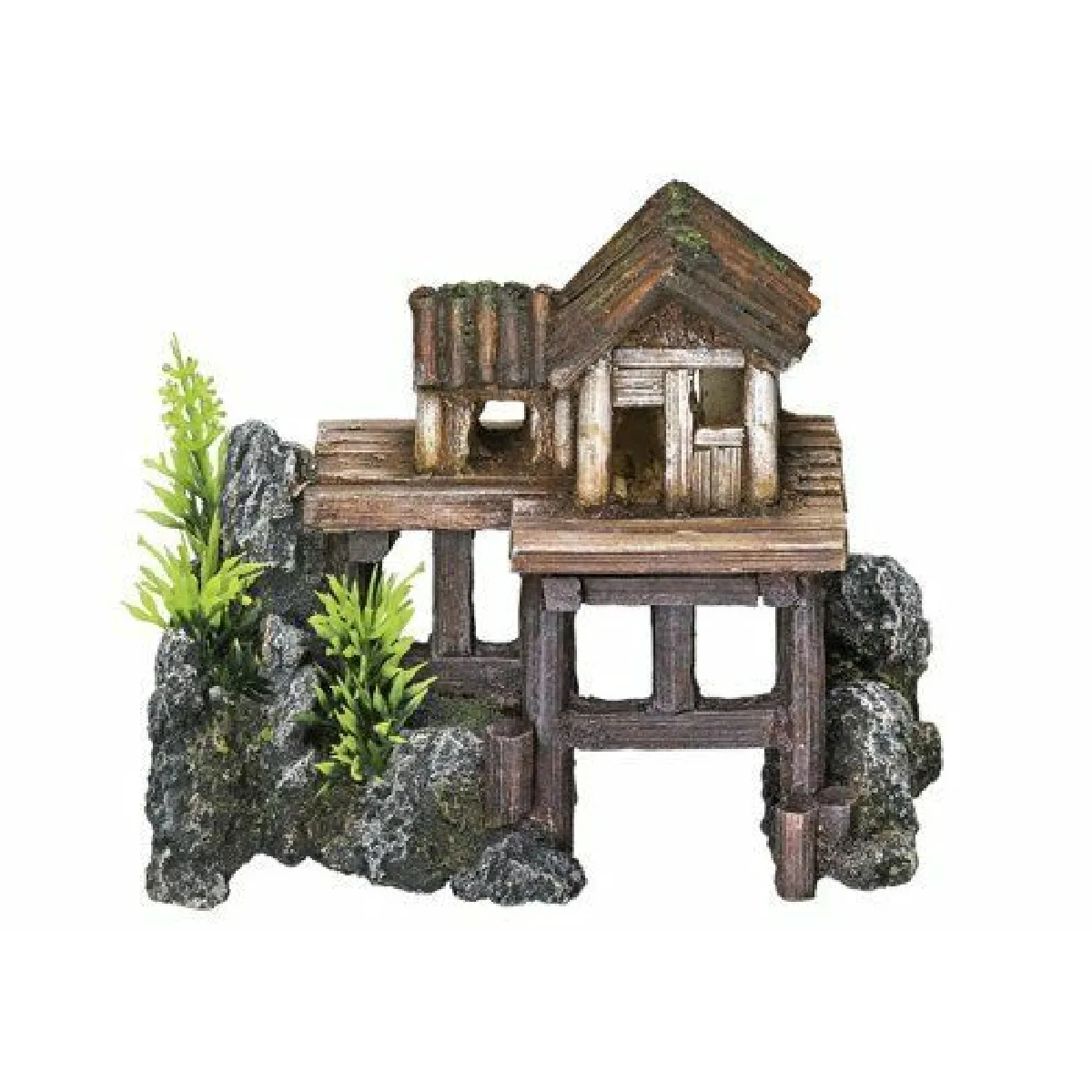 Nobby Maison en Bois avec Plantes