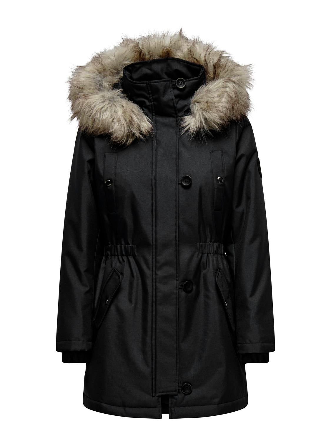 ONLIRIS Langer Parka Black