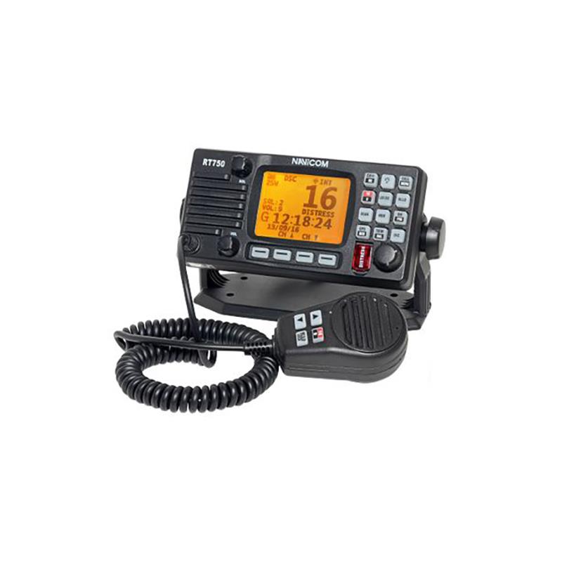Radio Vhf Fixe Navicom Rt750-V2 Avec Antenne Gps Integree