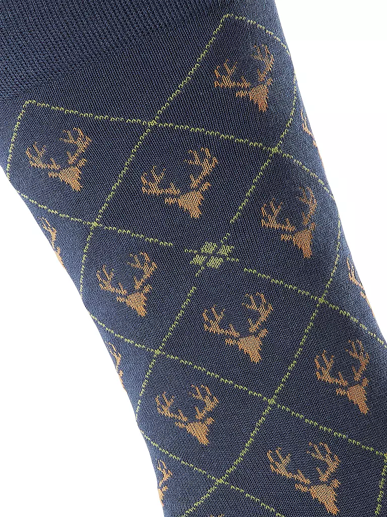 BURLINGTON Herren Socken ST. HUBERT 40-46 marine dunkelblau