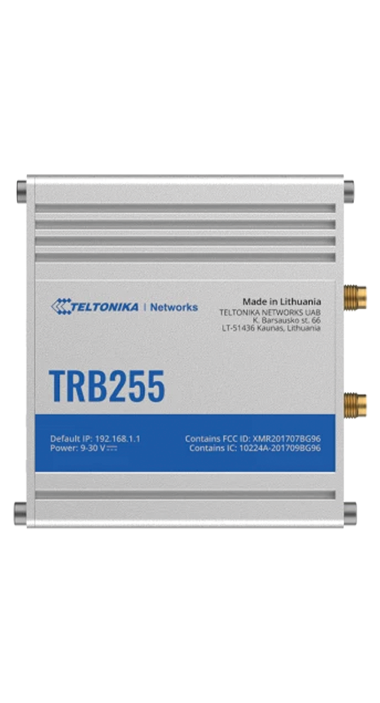 Teltonika DSL/WLAN Module TRB255 Industrial M2M Gateway Silber