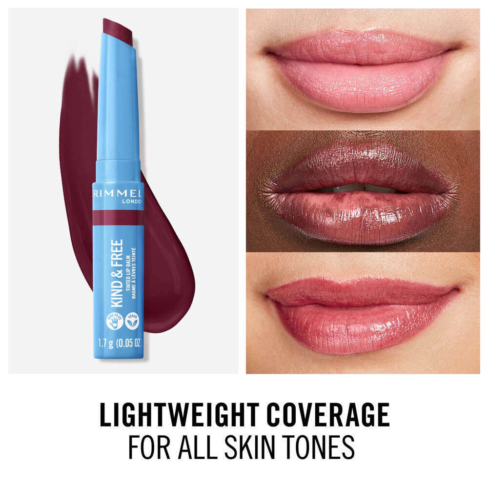 Rimmel Kind & Free Tinted Lipbalm Berry Twist 0064 gr