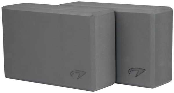 Yoga brick AVENTO 42YA 2pcs Grey