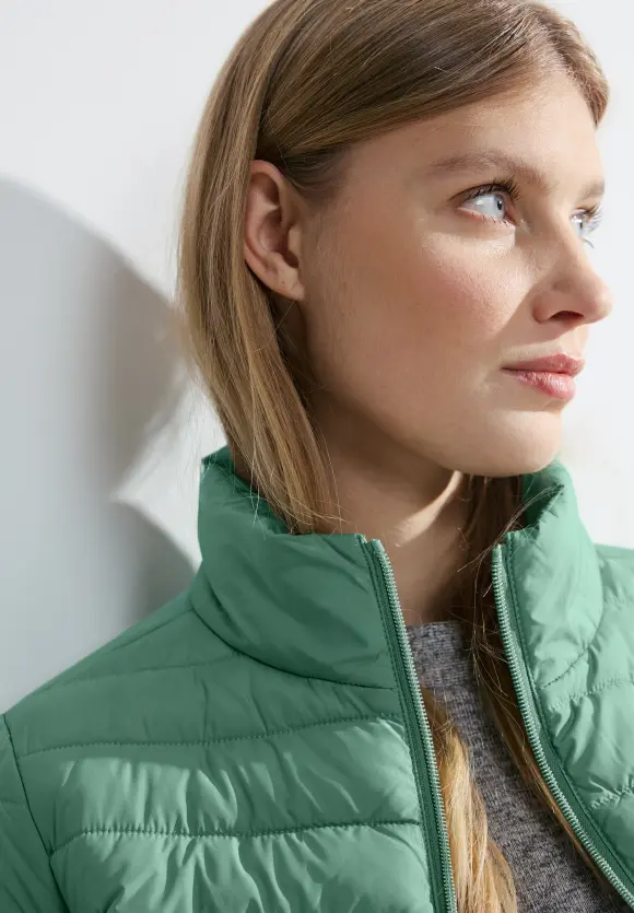 Übergangsjacke - raw salvia green