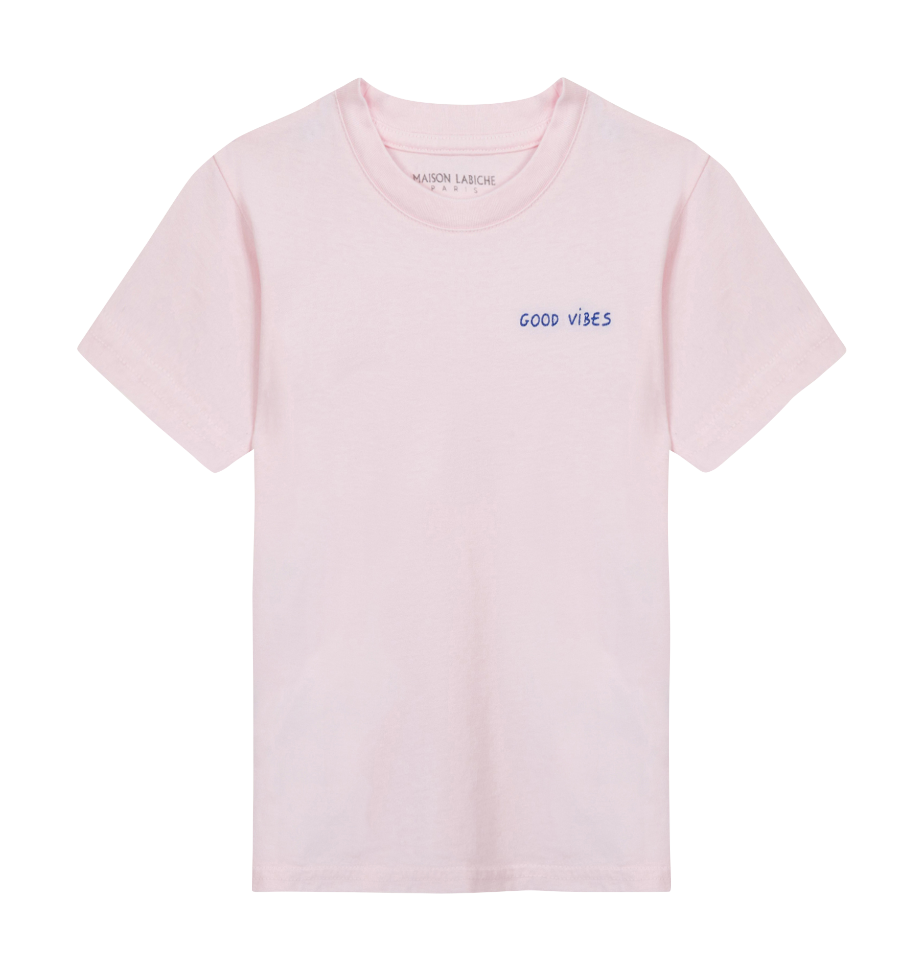 LEON GOOD VIBES - T-shirt col rond en coton | Rose