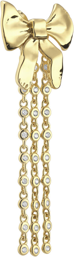 The Earring Shop Loulou Tassel Stud Gold