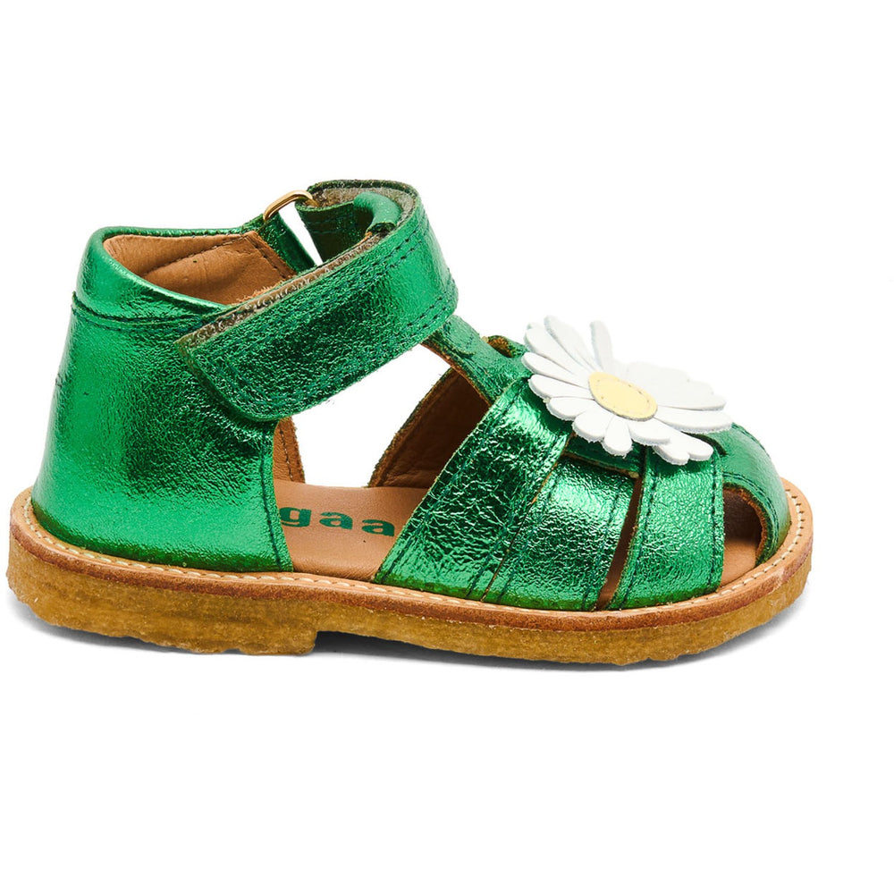 Køb Bisgaard Green Metallic Kaia Sandal
