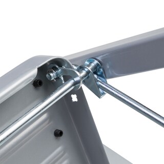 Klapptritt Top Star Stahl Silber 3 Stufen