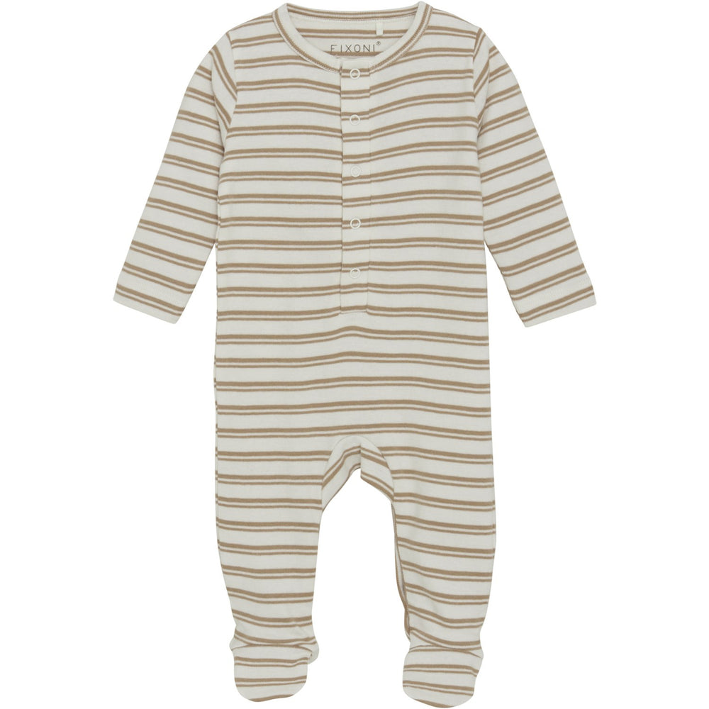 Køb FIXONI Macaroon Romper LS W. Feet Rib