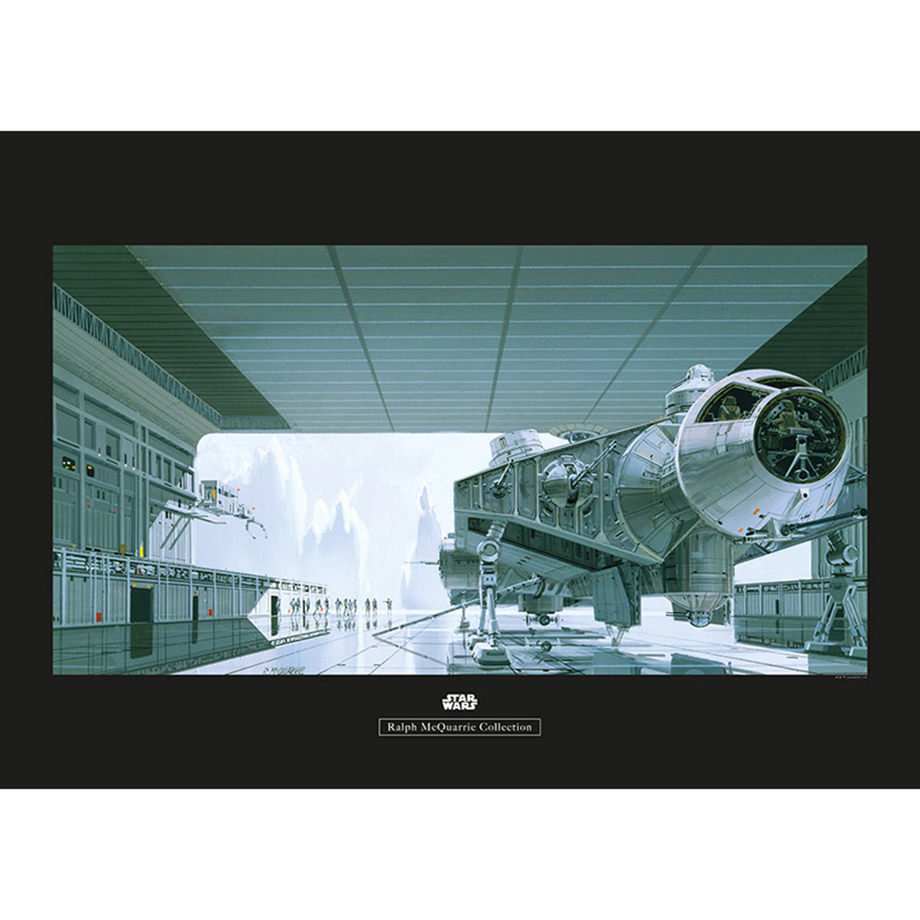 Wandbild STAR WARS CLASSIC RMQ HANGAR - bunt - 70x50 cm