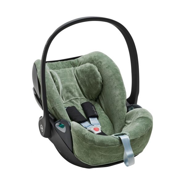 Meyco Autostoelhoes - Groep 0 - Velvet - Forest Green