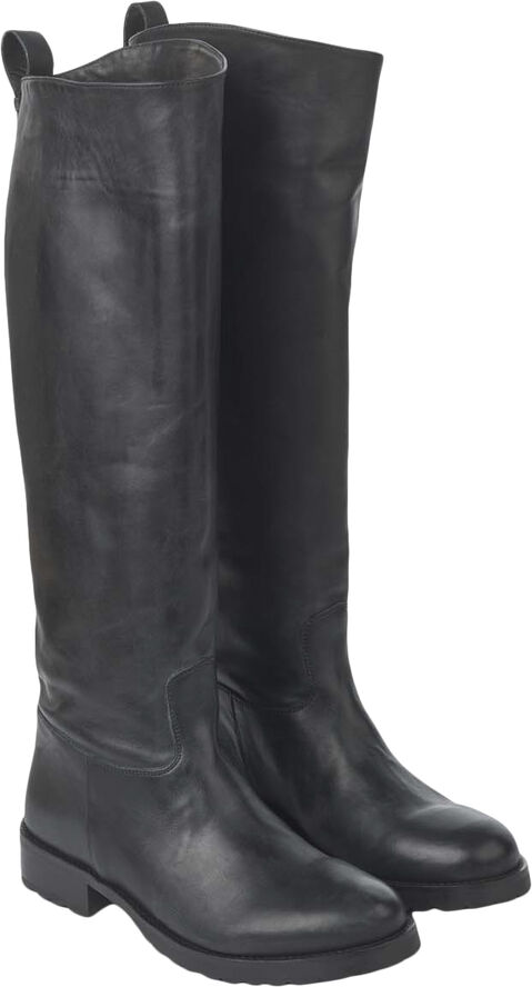 Rabens Saloner Leather riding boot Black