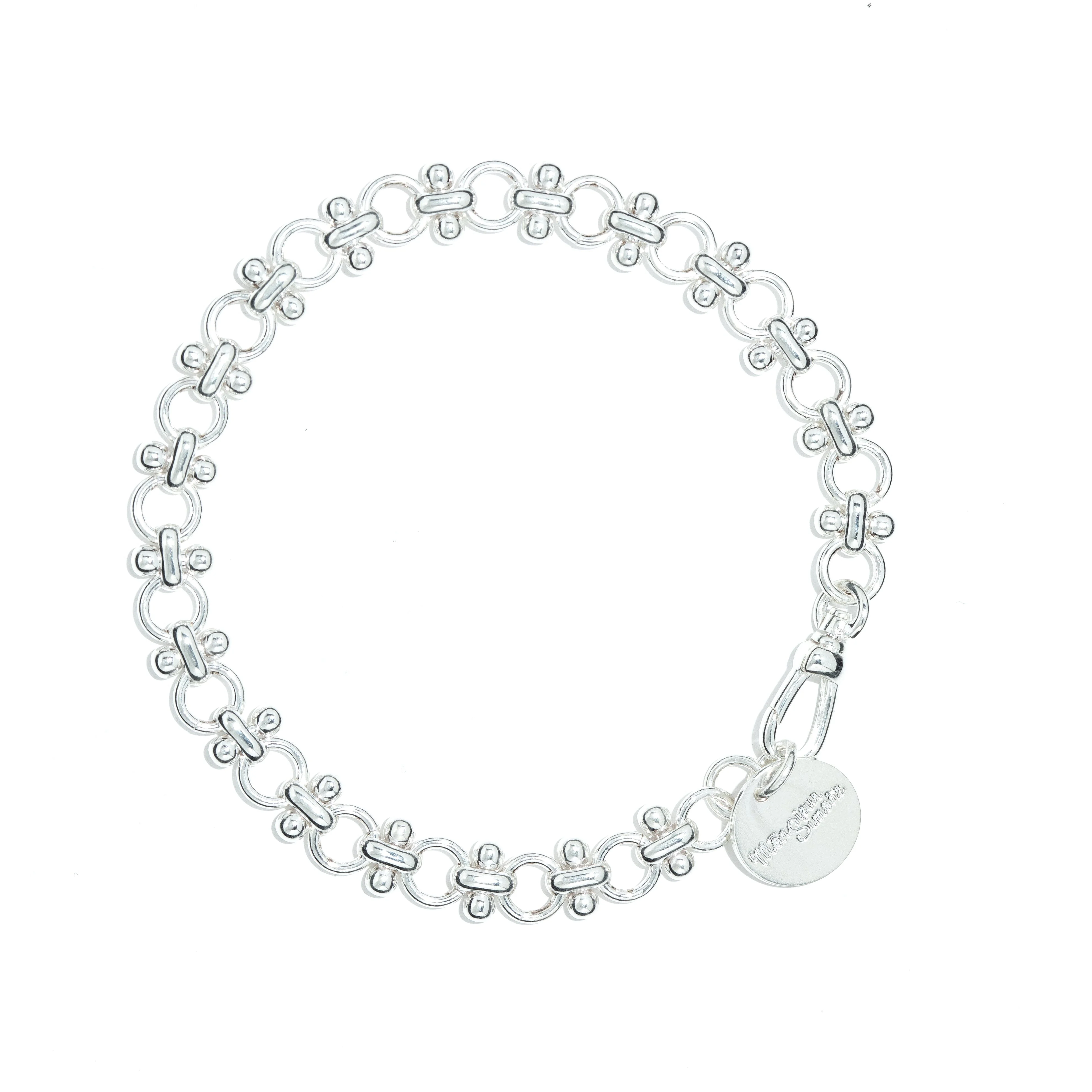 HÉBÉ - Maxi bracelet doré à l'or fin | Argent