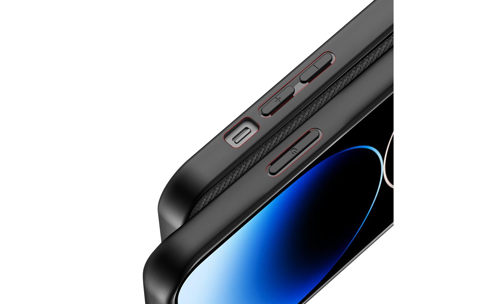 Back Cover StyleShell Nylo iPhone 15 Pro SchwarzSchutzhülle für das Apple iPhone 15 Pro