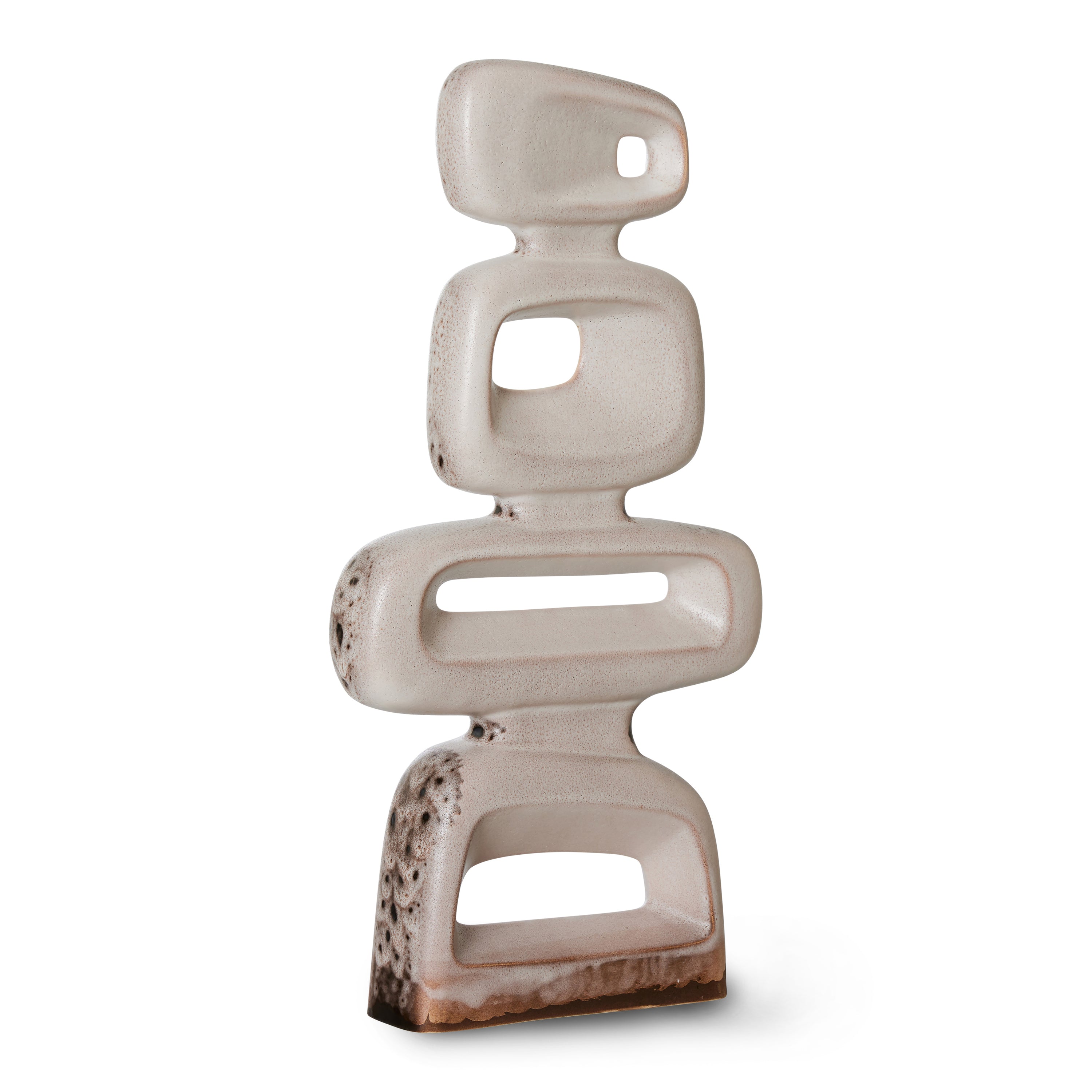HKliving Sculpture Ornament - Reactive Brown