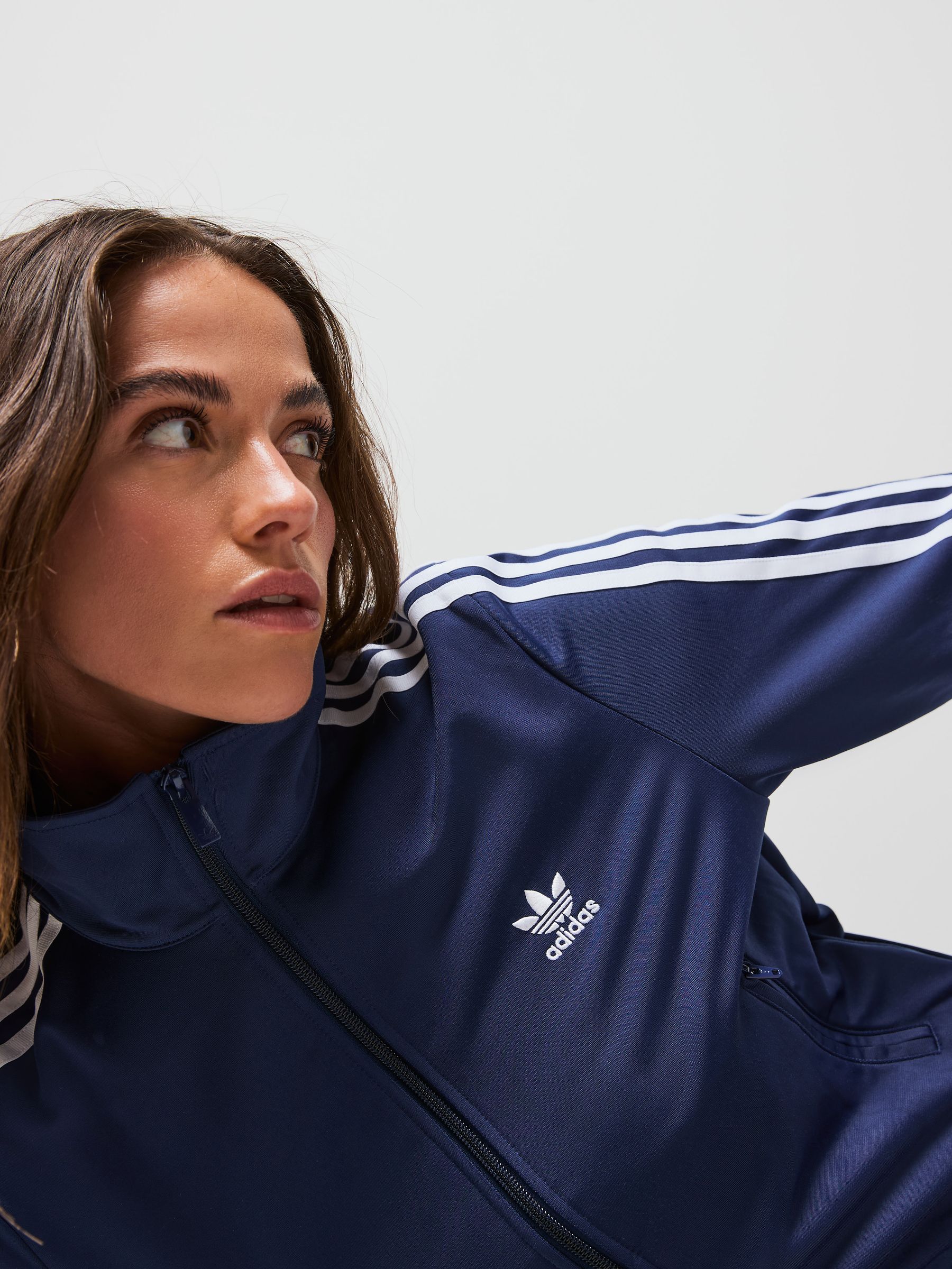 Indigoblauw - adidas Originals - Firebird trainingstop