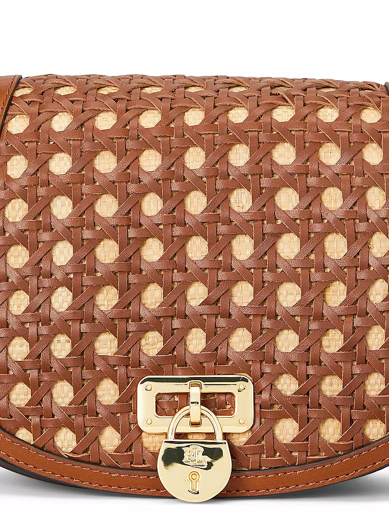 LAUREN RALPH LAUREN Ledertasche - Henkeltasche TANNER Medium braun
