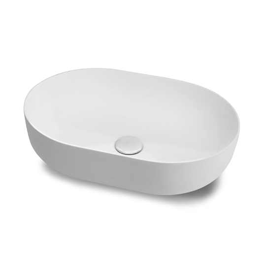 SSI Design Casile Solid Surface waskom 50x35x13.5cm mat wit