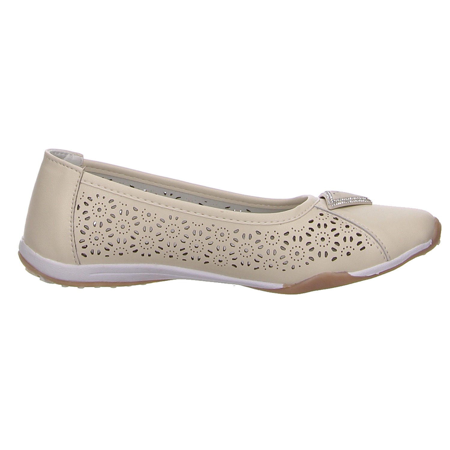 HBH Damen Ballerina beige beige