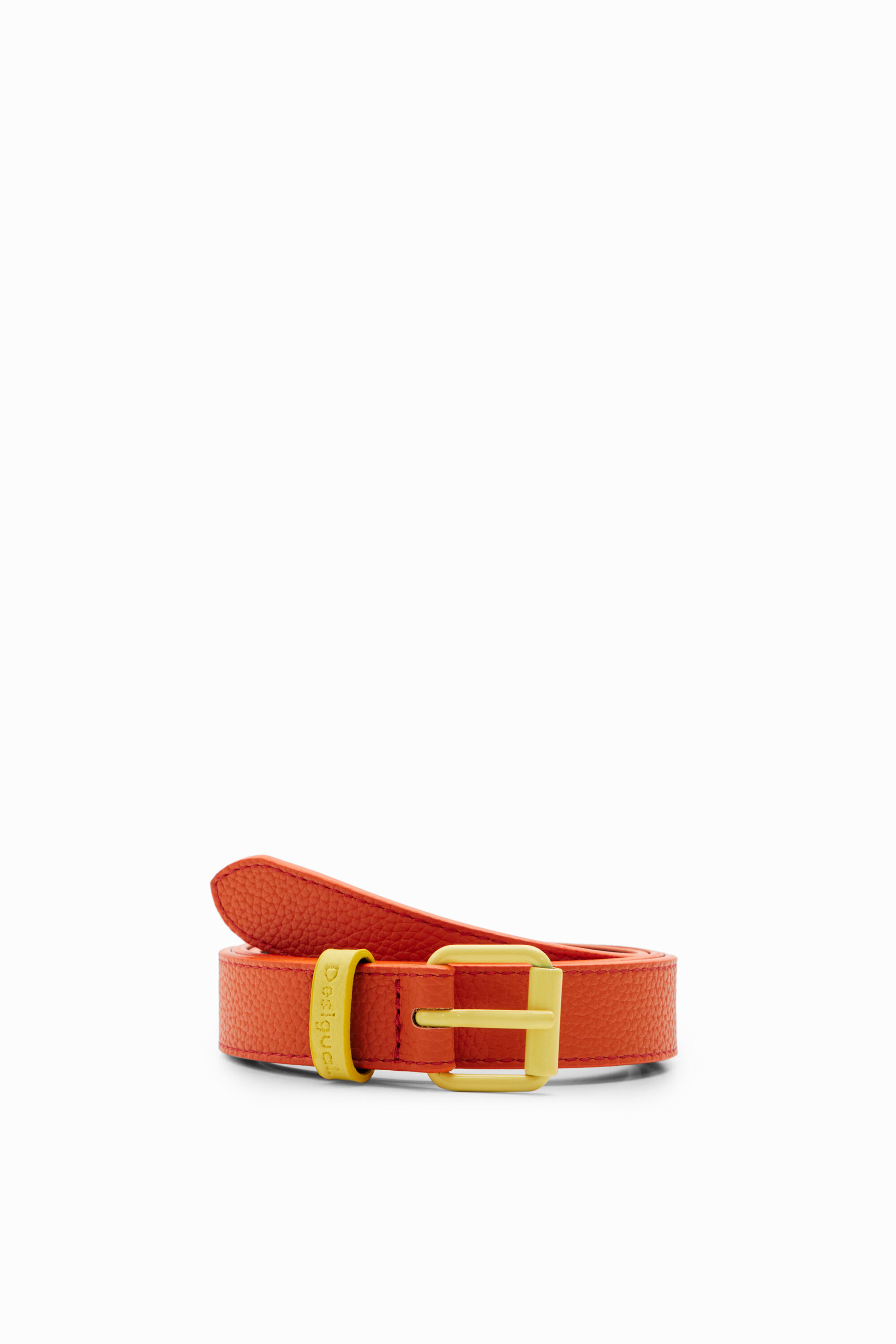 Ceinture boucle contrastante