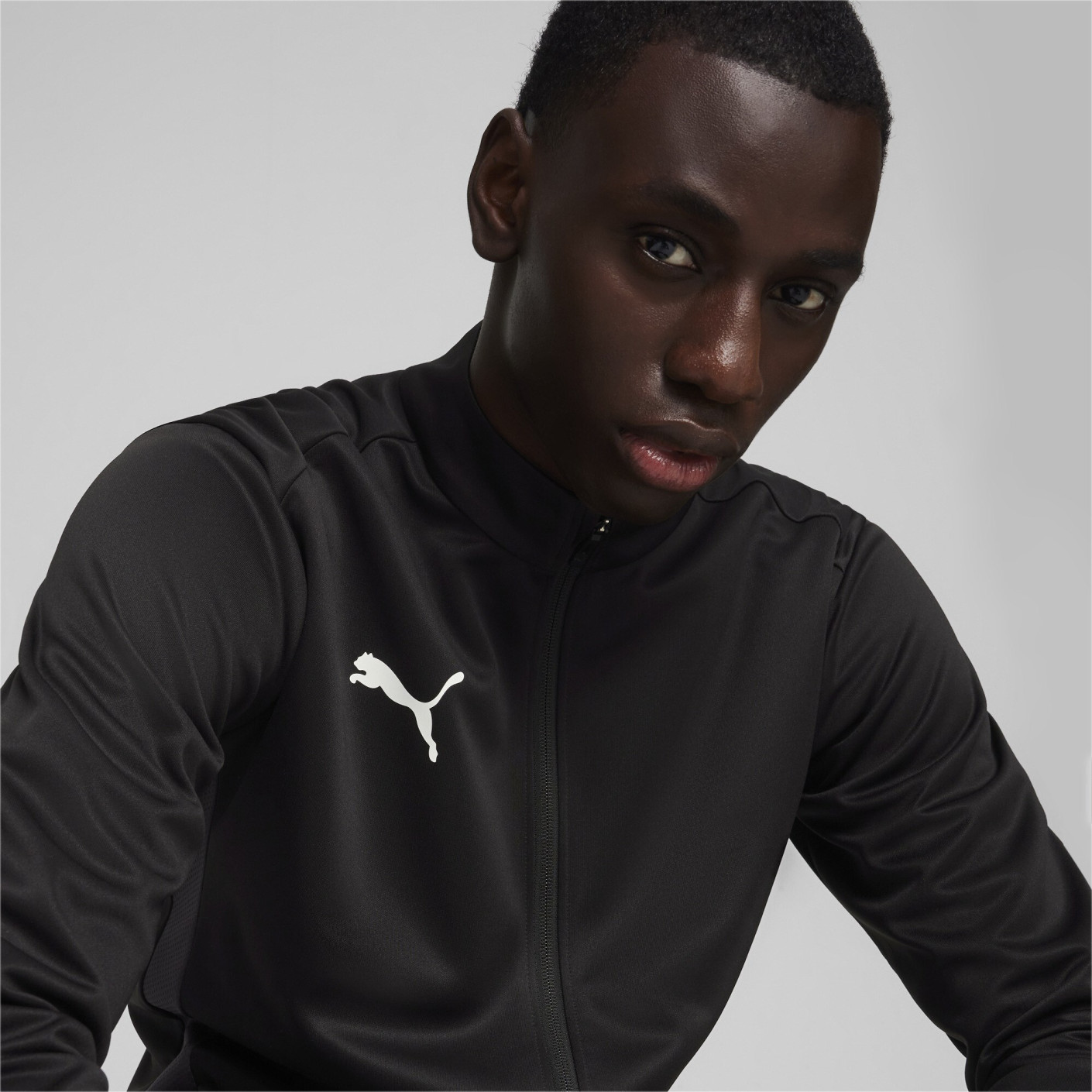 PUMA teamGOAL Trainingspak Full-Zip Zwart Wit