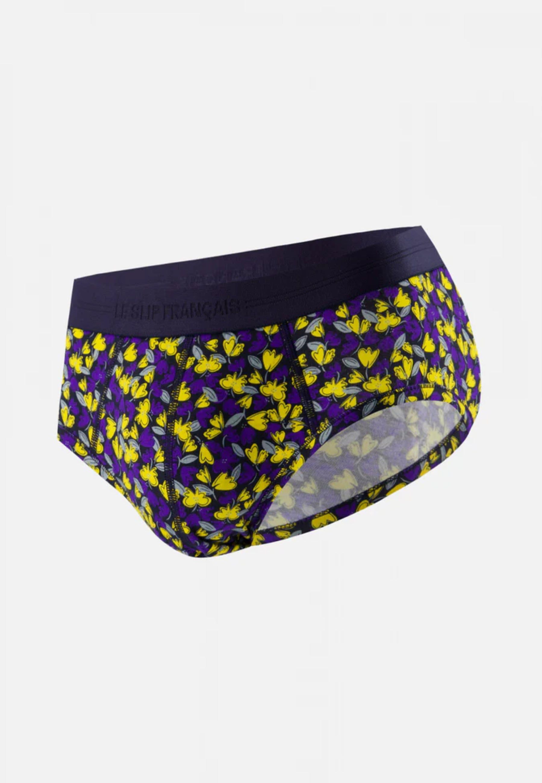 Slip en coton-Terrible Imprimé Poppy Velours Cire