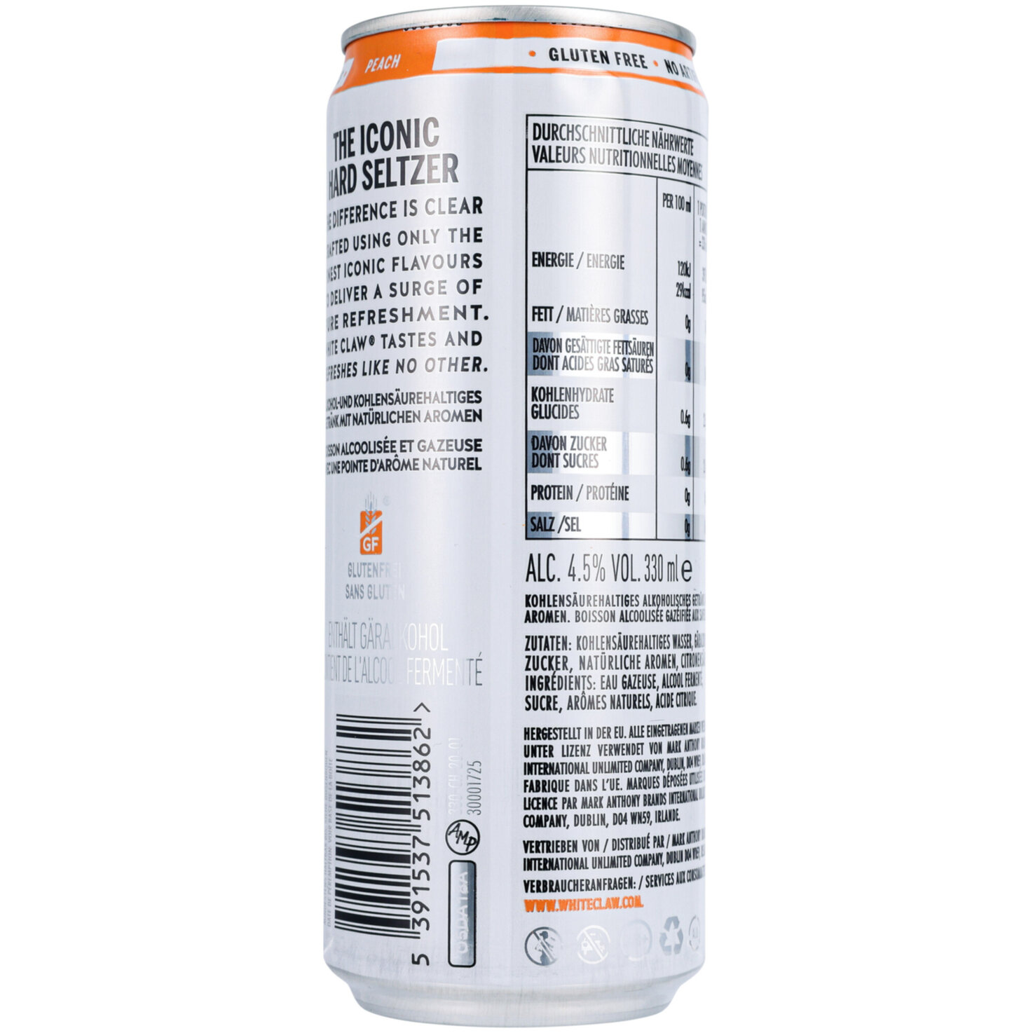 White Claw Peach -33cl