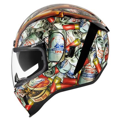 Casque Icon AIRFORM - BUCK FEVER - Blanc