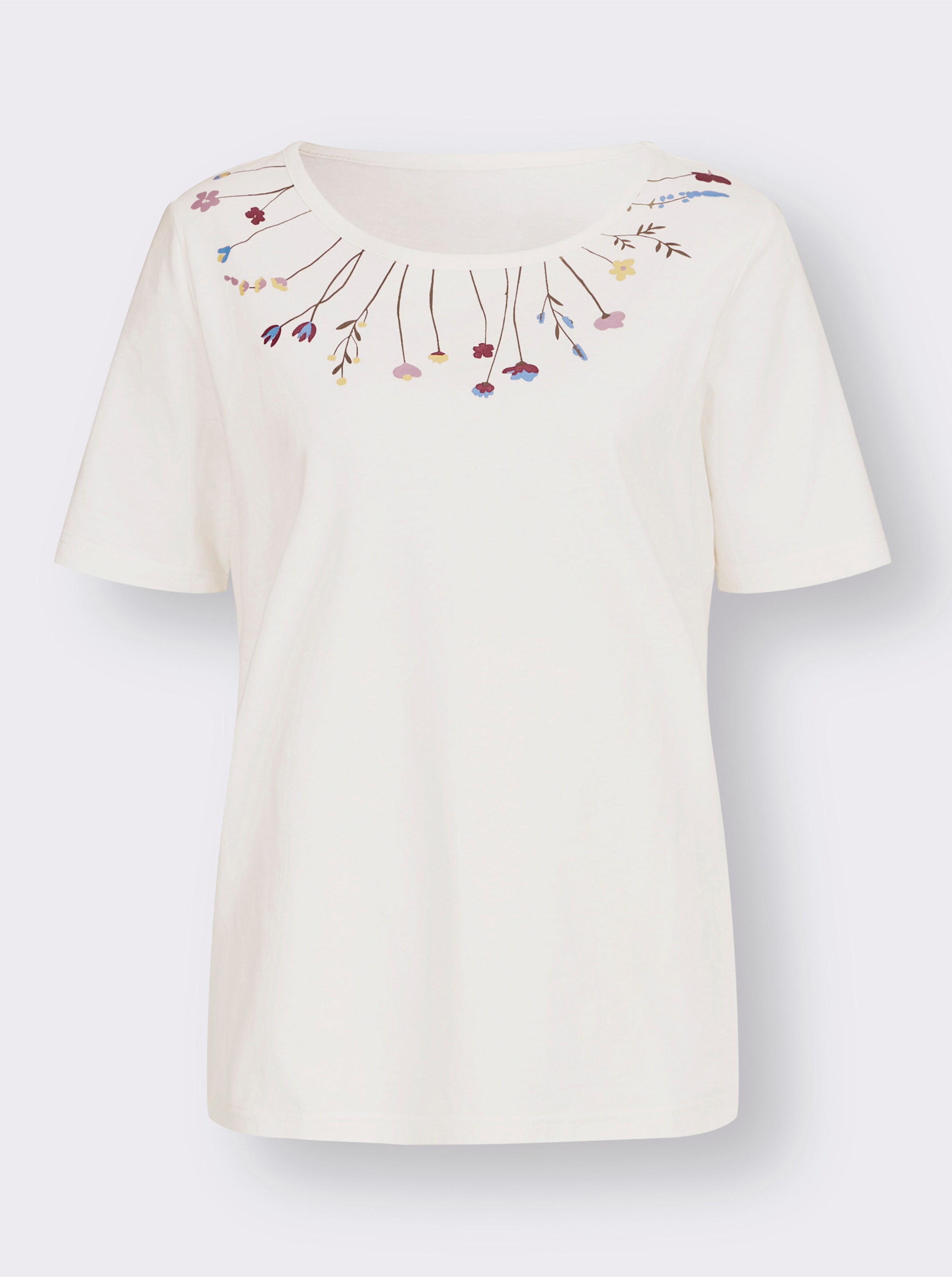 Rundhals-Shirt