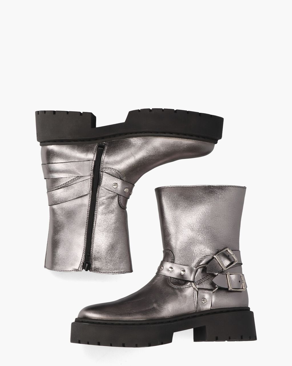 Steve Madden Garoche Zilver Dames Enkelboots