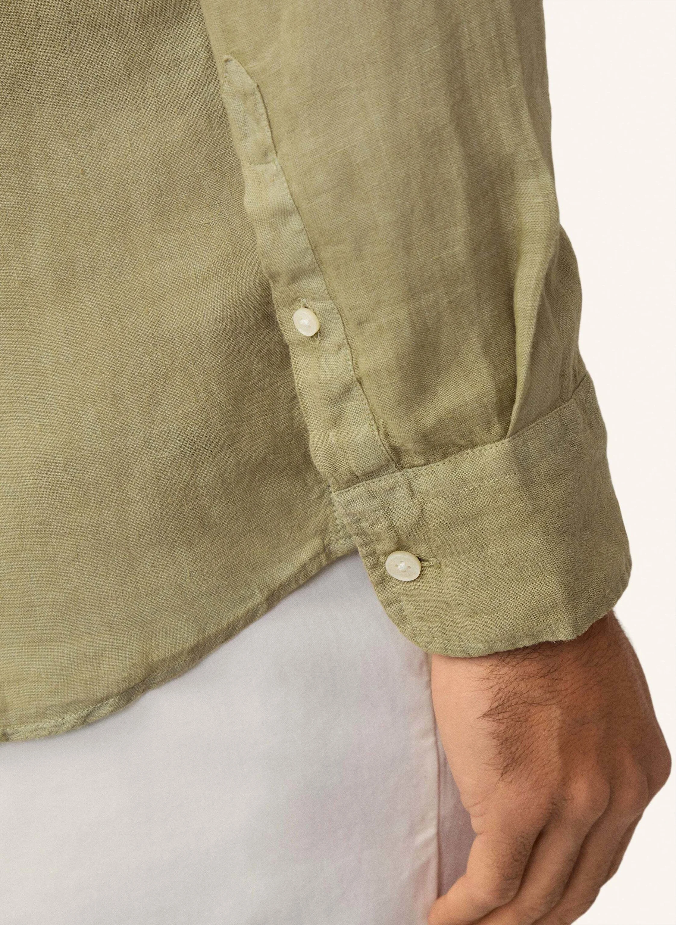 HACKETT LONDON Freizeithemd ESS GMD LINEN BRPT