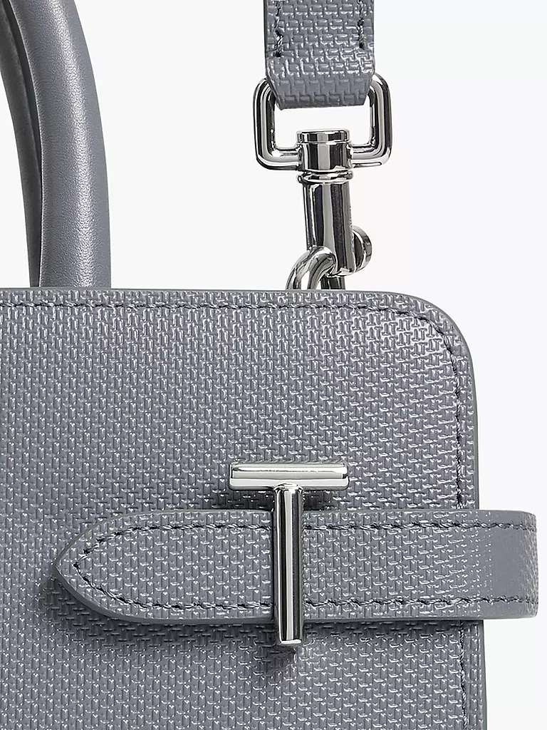 LE TANNEUR Ledertasche - Shopper EMELIE Medium grau