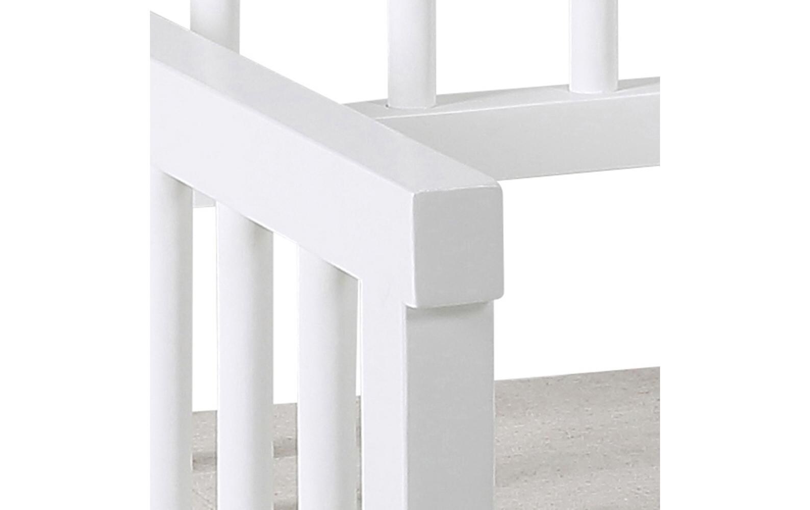 Sitzbank Aster 90 x 48 x 85 cm, Weiss<br>Sitzbank