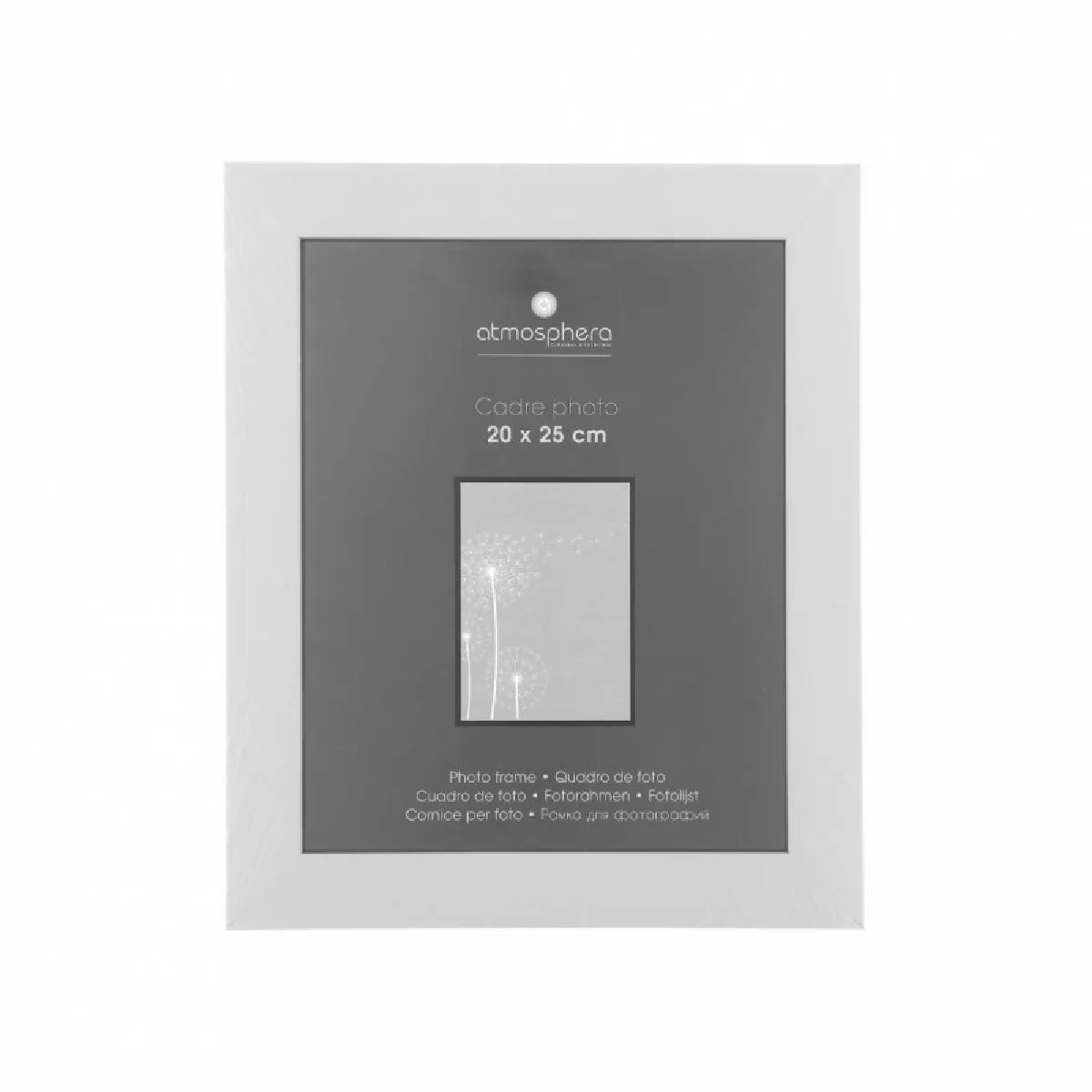 Cadre Photo Classique 20x25cm Blanc