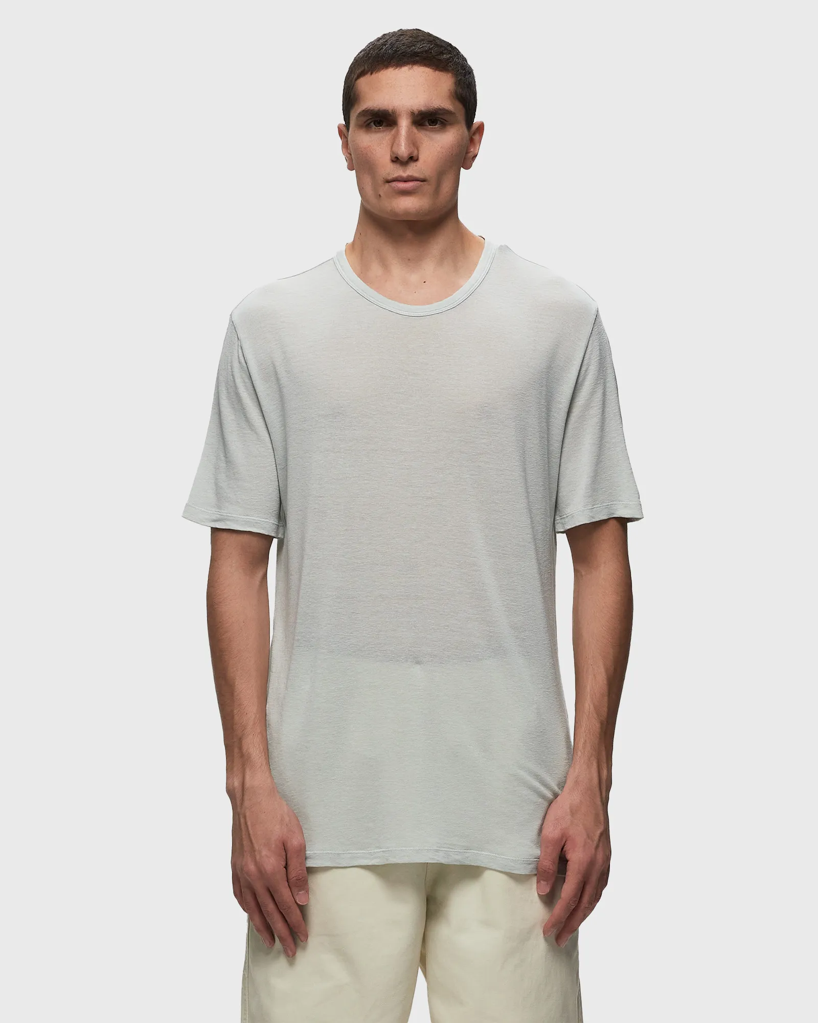 Officine Générale SS TEE GMT DYE TENCEL LINEN TEE SHIRT