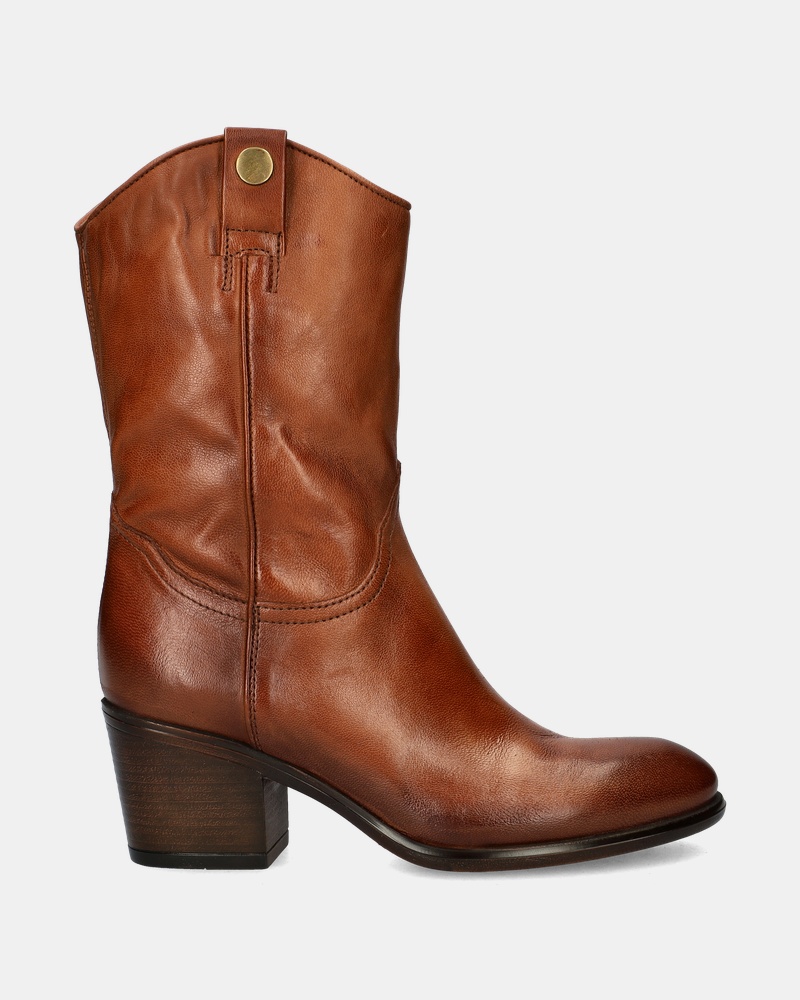 Nelson Cowboylaarzen  - cognac