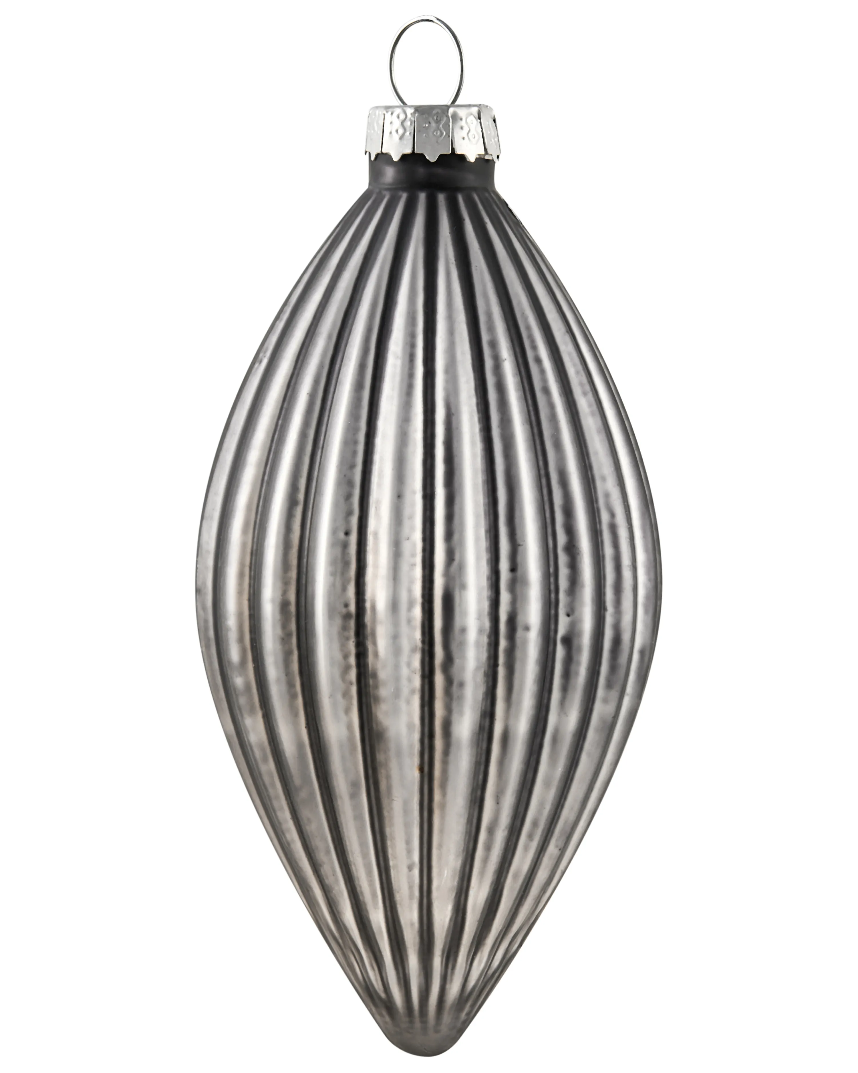 Set van 35 kerstballen FROSTFALL Glas Grijs