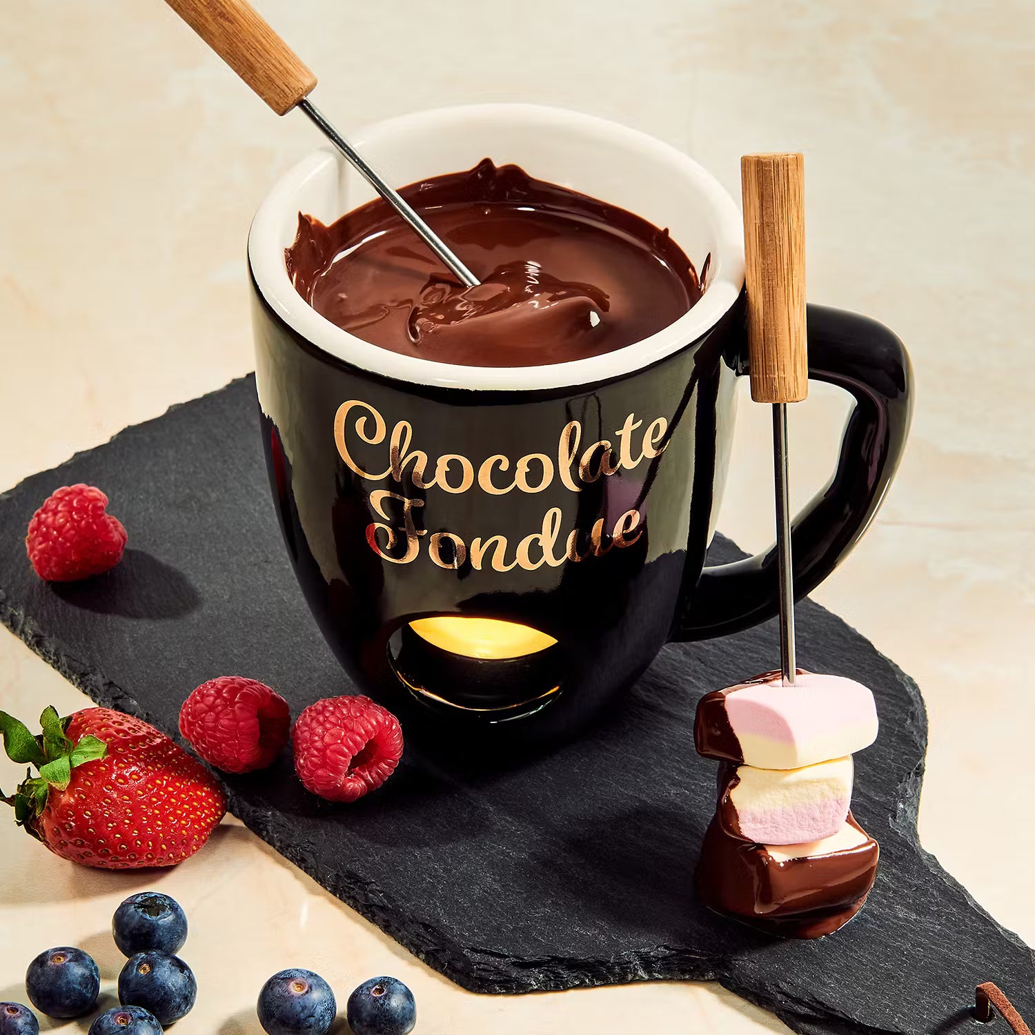 CHOCOLAT Fondue-Set 3-tlg.