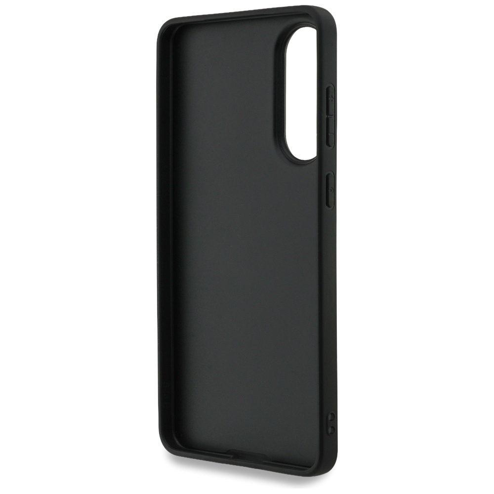 Samsung Galaxy S25 Edge Leder Hardcase Hülle 4G Big Metal Logo (GUHCS25E4GMGBR) - Braun