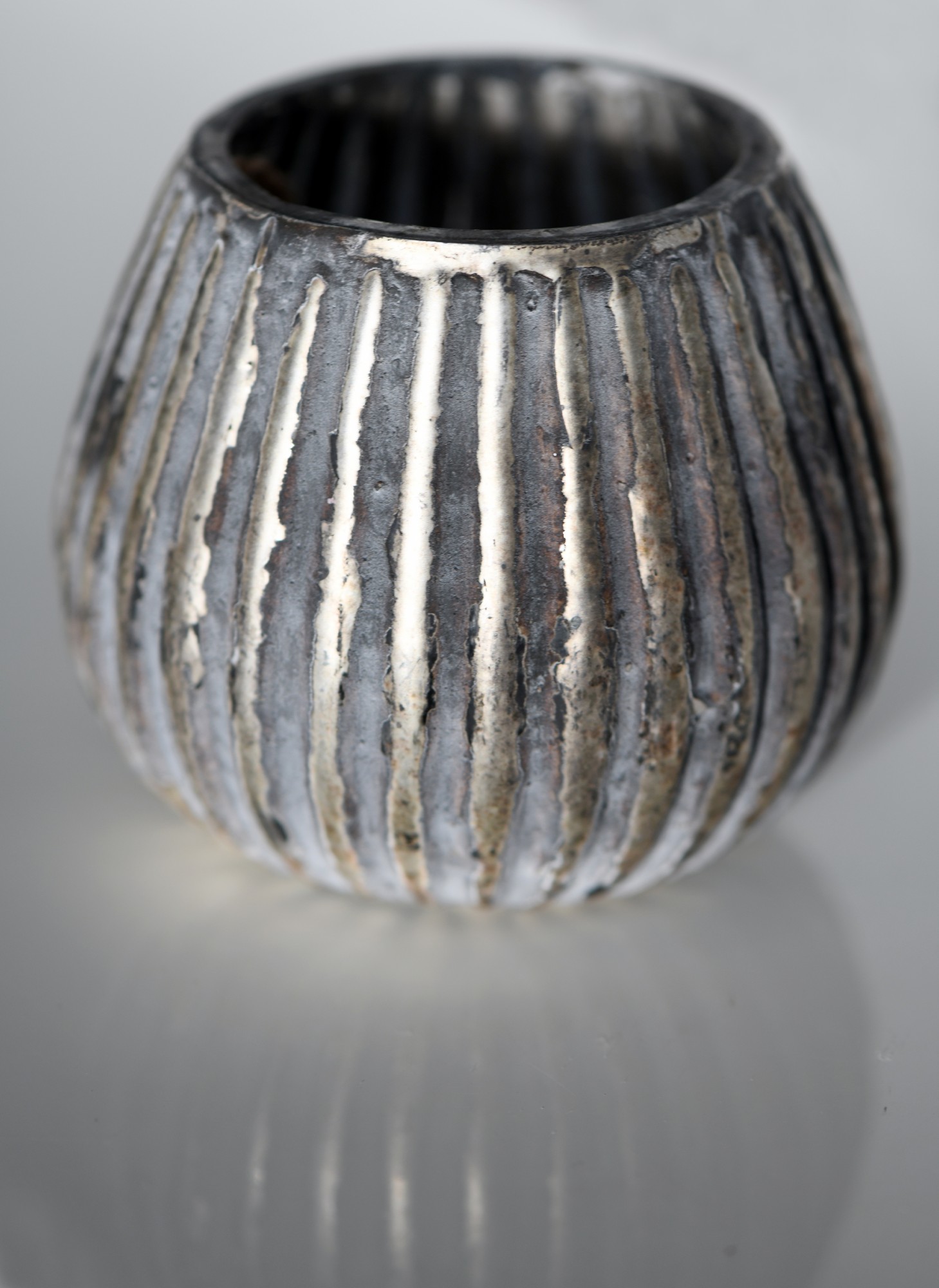 Windlicht 'Kerp', multicolor, Ø 9 cm, H 8 cm von fischer's lagerhaus