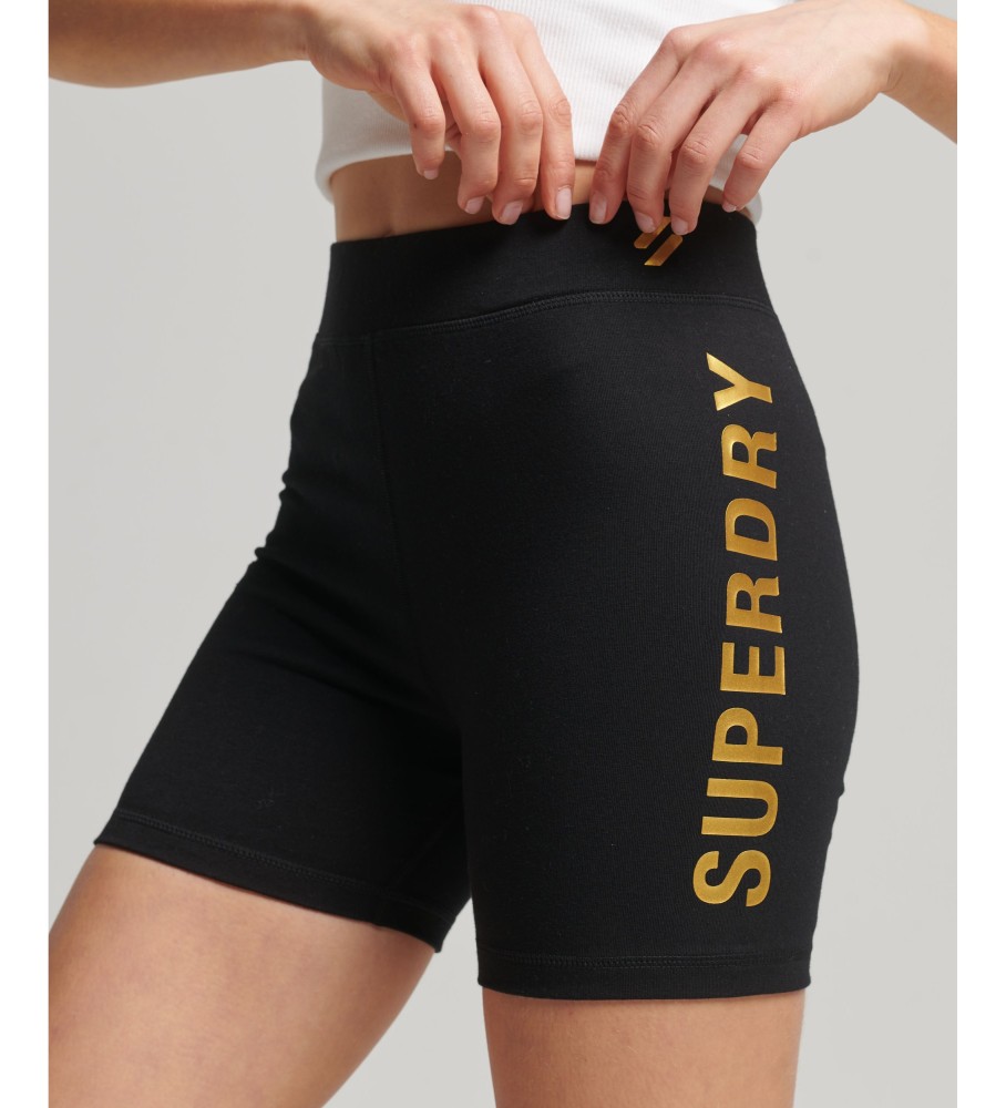 Calções de ciclismo Superdry Code Core pretos