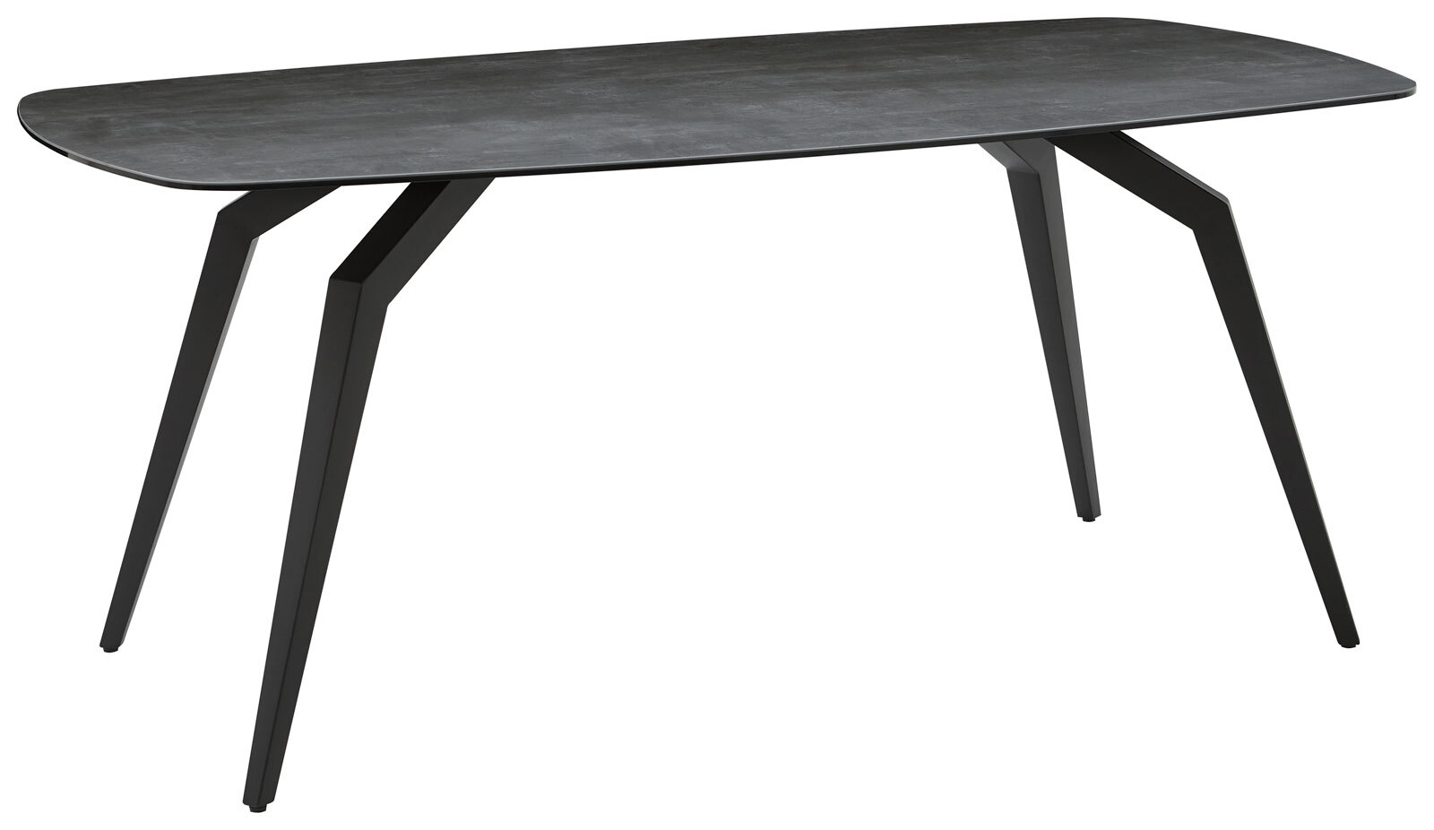 CASAVANTI Esstisch MAILAND 180 x 90 cm grau/schwarz