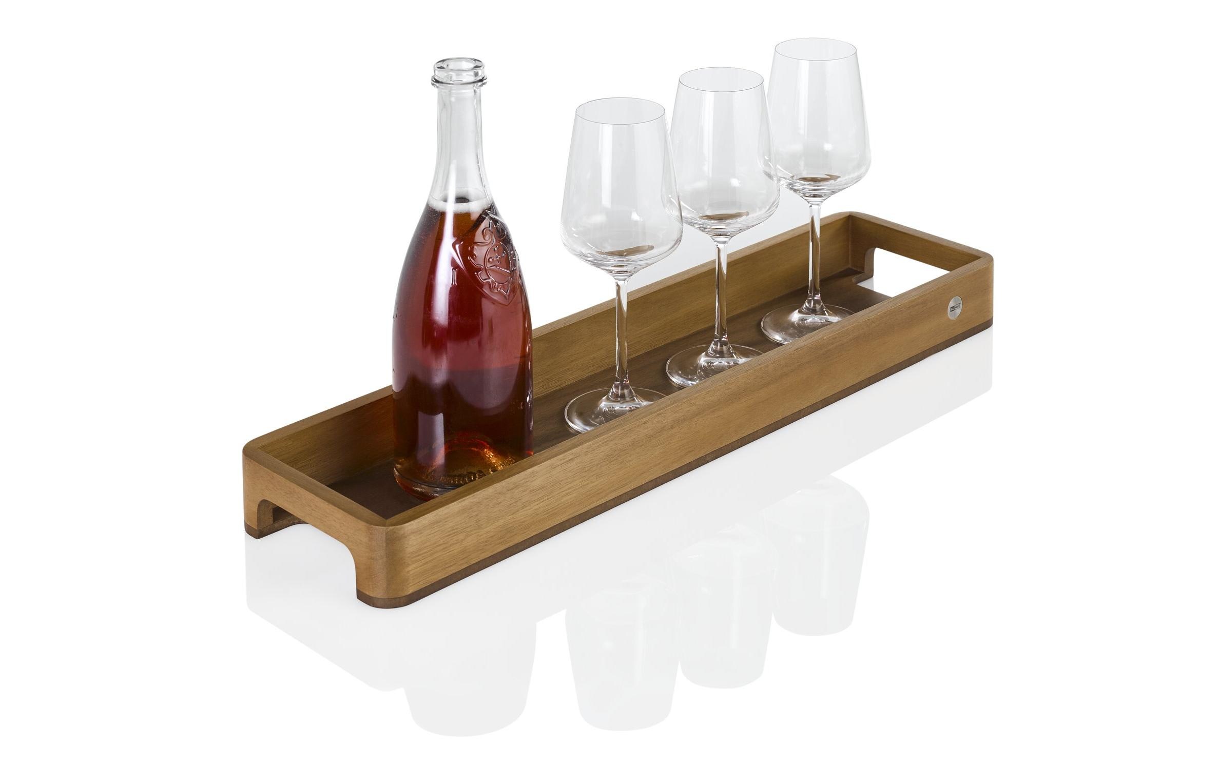 Serviertablett Serve Slim 60 x 15.5 cm, WalnussHolztablett