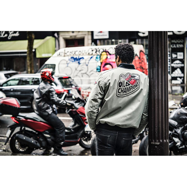 Helstons - Blouson Twin Motul Gris